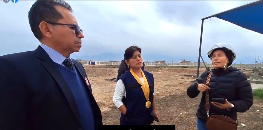 Consejera Blanca Vicente confirma deterioro de infraestructura de colegio “Miguel Grau” de Quilmaná, tras&nbsp;inspección