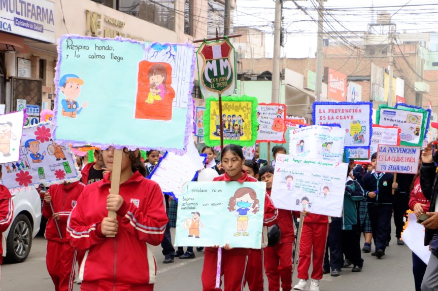 Se realizó pasacalle de sensibilización para el Simulacro Nacional Multipeligro del 15 de&nbsp;agosto