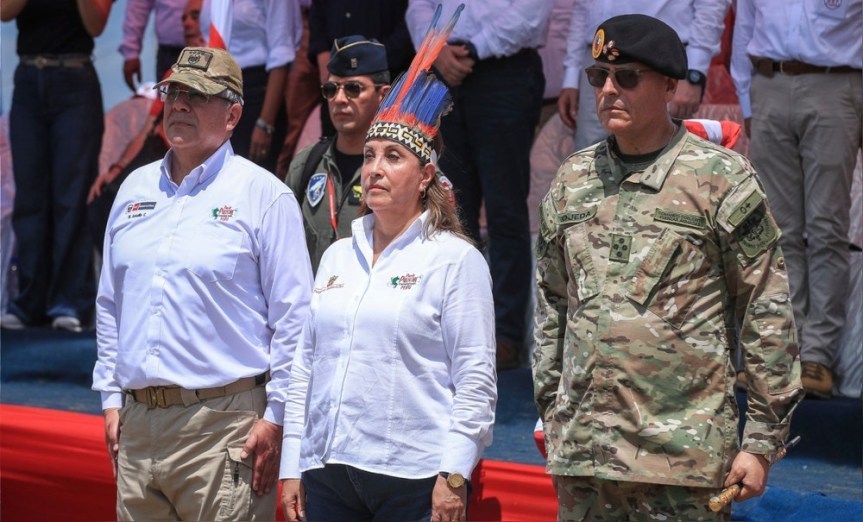 Dina Boluarte desde Santa Rosa de Loreto: «No cederemos ni un centímetro de nuestro&nbsp;territorio»