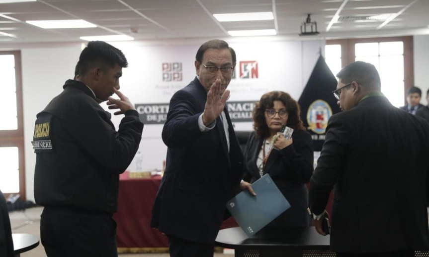Poder Judicial dicta cinco meses de prisión preventiva para el expresidente Martín&nbsp;Vizcarra