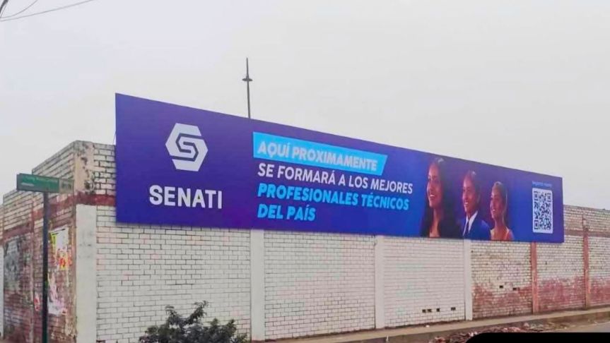 Inminente llegada de SENATI a Huaral: con carteles anuncian pronta&nbsp;apertura