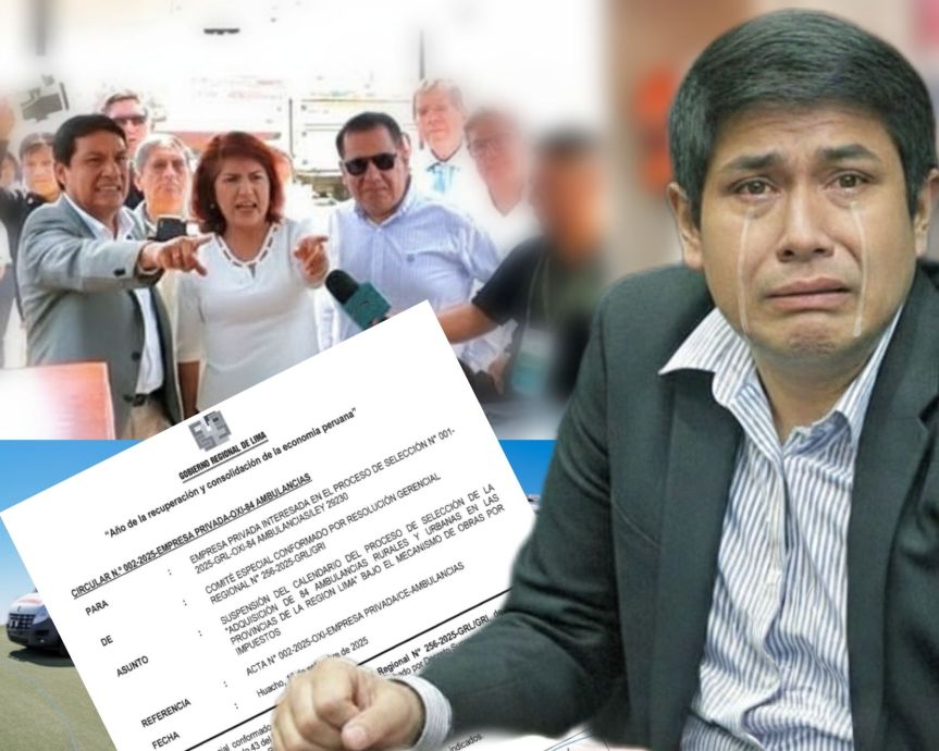 ‘Suspenden’ proceso de compra de ambulancias por más de S/ 40 millones debido a que «expedientes están&nbsp;desactivados»