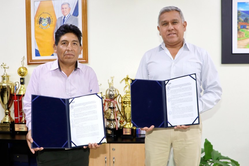 Municipalidad Provincial de Huaral y Municipalidad Distrital de San Miguel de Acos firman convenio para la construcción de la plaza de&nbsp;armas