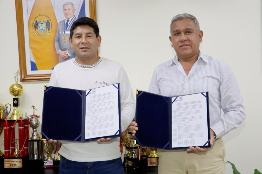 Municipalidad Provincial de Huaral firma convenio con distrito de Sumbilca para transferencia de recursos&nbsp;públicos