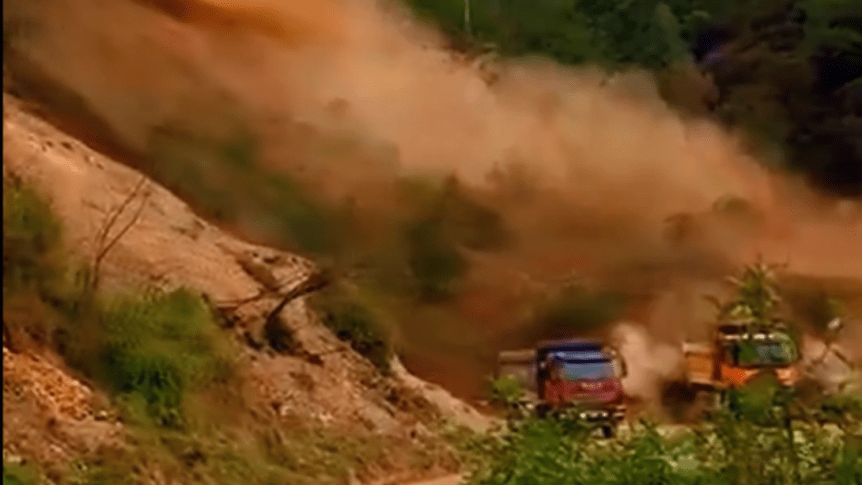 Amazonas: Derrumbe deja al menos dos muertos y tres heridos en&nbsp;Cohechán