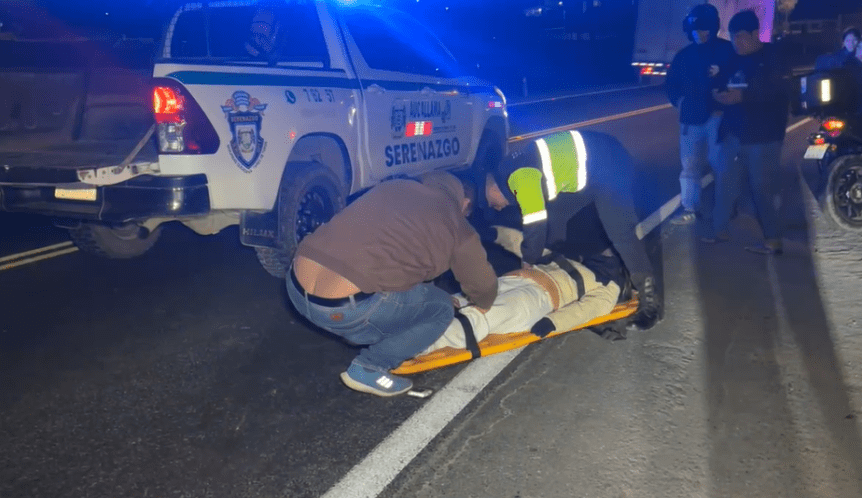 Accidente en Pasamayo dejó una mujer&nbsp;herida