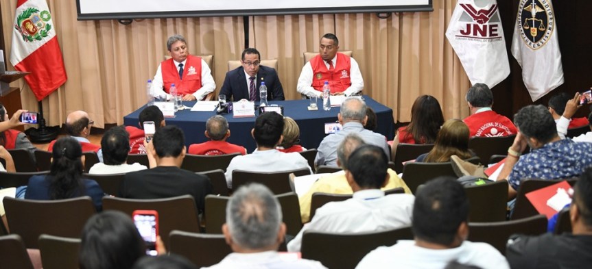 Presidente del JNE invoca a partidos a evaluar candidatos para evitar exclusiones por la&nbsp;ley