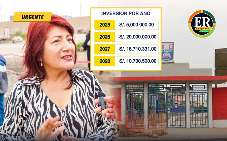 Rosa Vásquez vuelve a engañar a Huaral con una obra partida: Promete construcción de I.E. los Naturales sin tener presupuesto ni plazos de&nbsp;ejecución