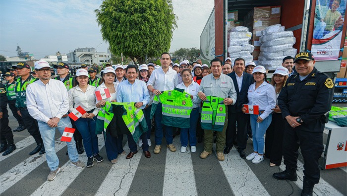 Gobierno entrega equipamiento logístico a la PNP para fortalecer su capacidad operativa en la lucha contra el&nbsp;crimen