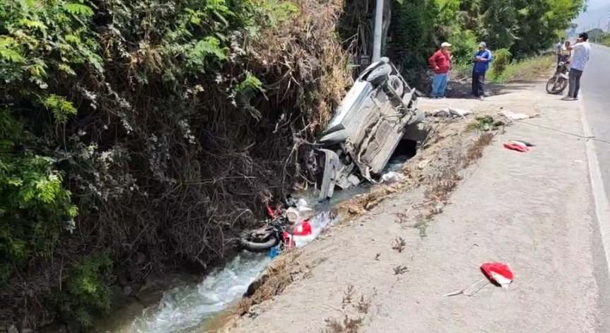 Motolineal y vehículo protagonizaron accidente en la carretera Fujimori en&nbsp;Huaral