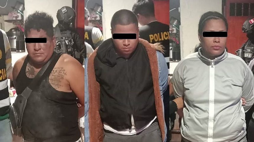 Capturan a tres presuntos miembros de ‘Los Injertos del Rímac’, banda vinculada a ataque a balazos contra&nbsp;obrero