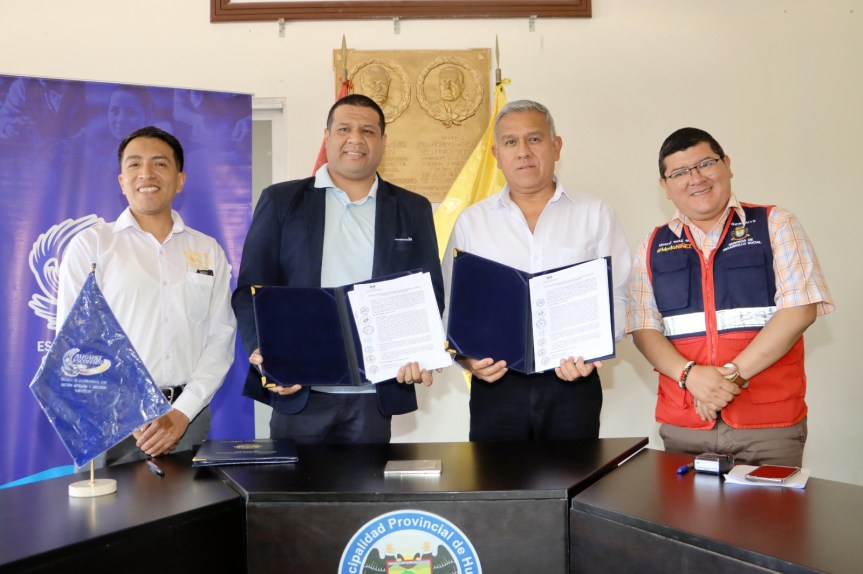 Alcalde provincial firma convenio con la Escuela de Gastronomía August Escoffier para fortalecer capacidades de comedores populares y ollas&nbsp;comunes