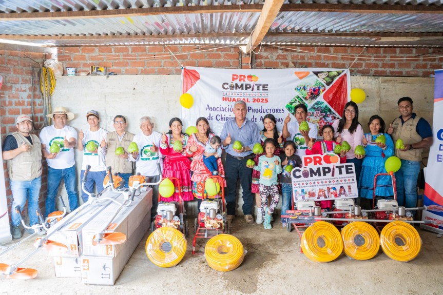 Meta alcanzada: Productores de Añampay reciben bienes cofinanciados por el PROCOMPITE Huaral&nbsp;2025