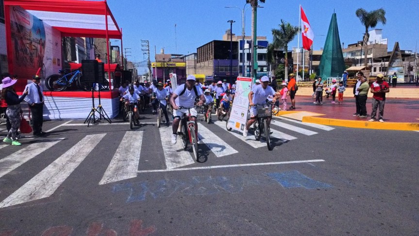 Gran bicicleteada Banco de la Nación promueve movilidad sostenible en&nbsp;Huaral