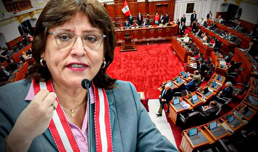 Delia Espinoza se salva de la inhabilitación del Congreso: pacto no logra los votos para&nbsp;sancionarla