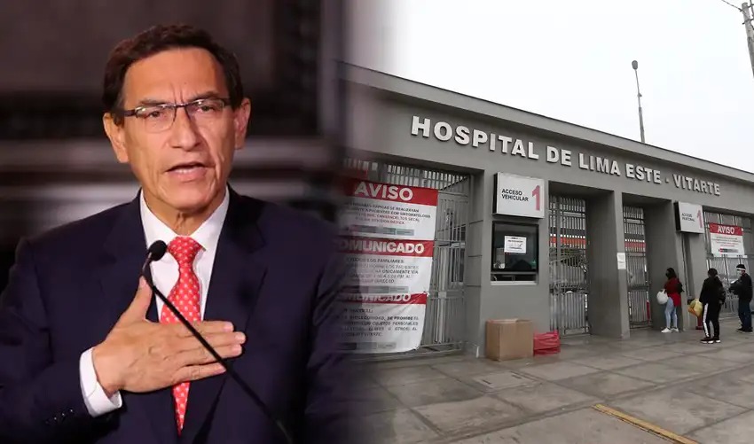 Martín Vizcarra es trasladado por tercera vez al hospital de Vitarte a espera de ser intervenido&nbsp;quirúrgicamente