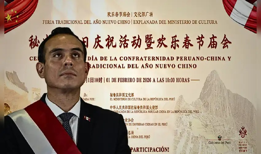 Embajada china desmiente al presidente José Jerí: Día de la Amistad Perú-China se organizó con el Ministerio de&nbsp;Cultura