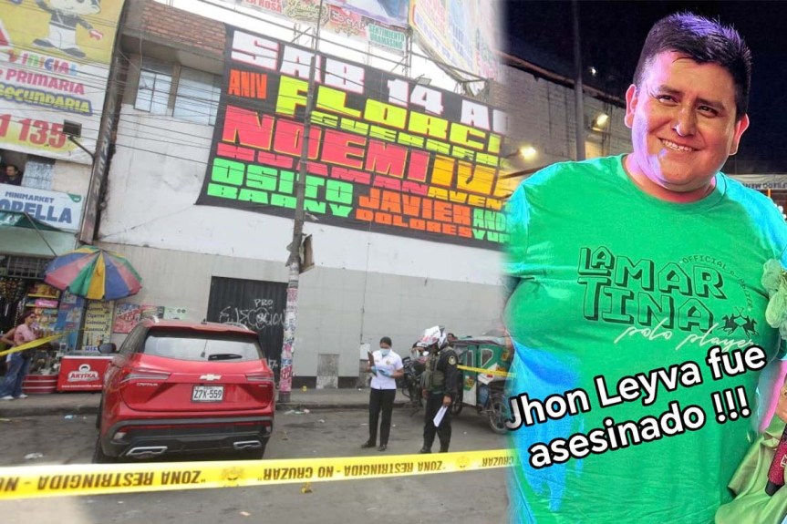 Acri**billan a productor de eventos Jhon Leyva fuera del local Imperial de Pro en San Martín de&nbsp;Porres