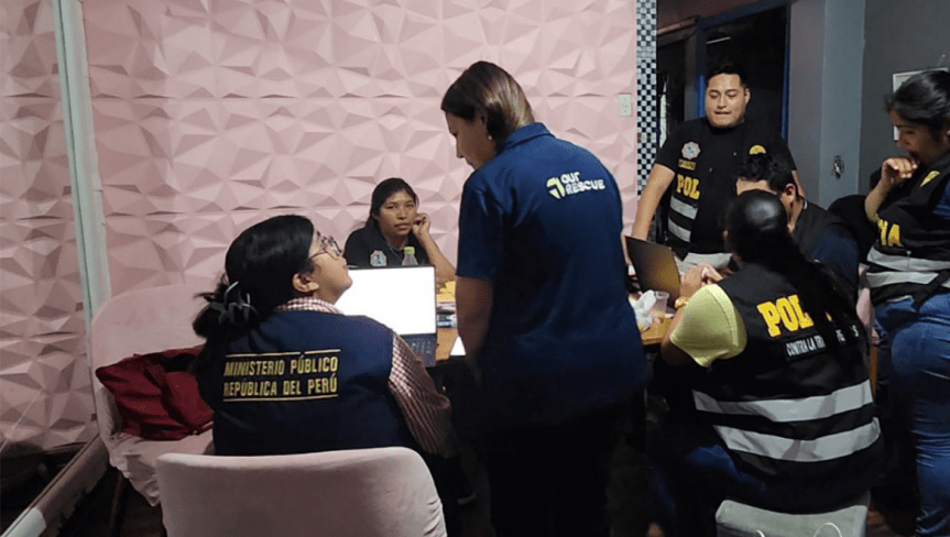 Rescatan a menores víctimas de explo**tación en operativo en La&nbsp;Victoria