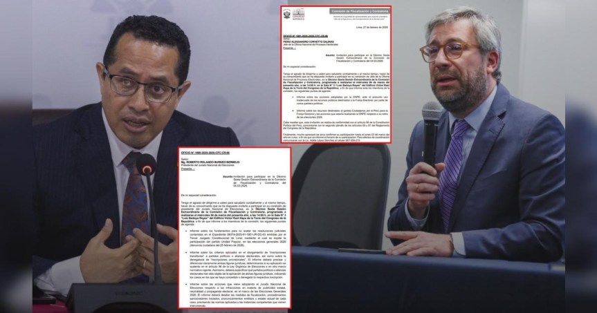 Comisión de Fiscalización del Congreso cita a titulares del JNE y de la&nbsp;ONPE