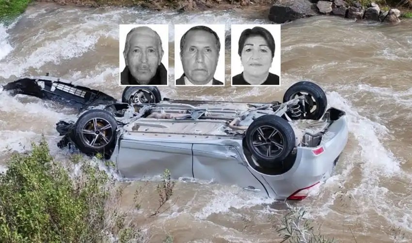 Familia cae al río Rímac cuando viajaba de Lima a Huancayo por Semana Santa: Exalcalde de Hualhuas desaparece tras&nbsp;accidente