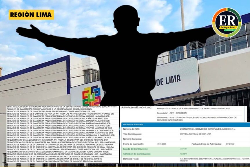 Denuncia apunta a consejero regional por presunto negocio millonario con alquiler de&nbsp;camionetas