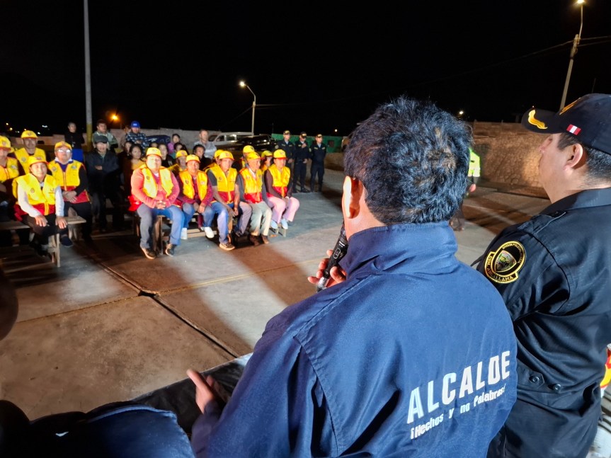 Comité Distrital de Seguridad Ciudadana de Aucallama realiza juramentación de junta vecinal en Santa&nbsp;Rosa