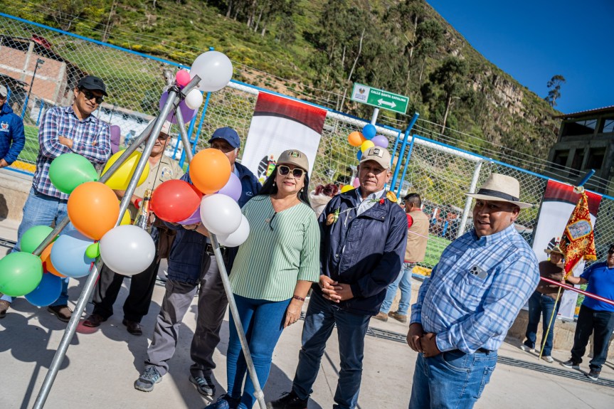Inauguran obra del presupuesto participativo en el C.P. Santa&nbsp;Catalina